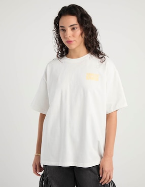 Playera manga al codo That's It cuello redondo para mujer