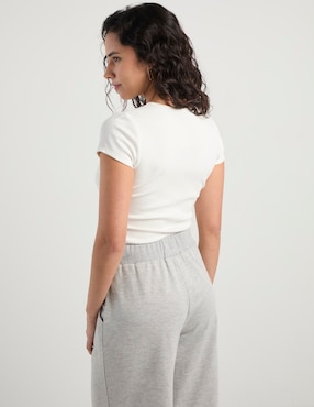 Playera manga corta That's It cuello redondo para mujer