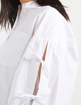 Blusa camisera That's It manga larga para mujer