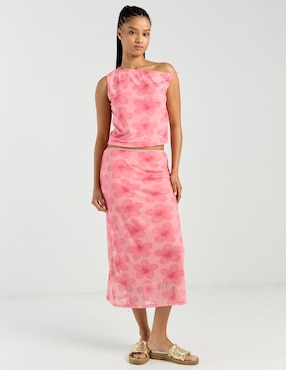 Falda crop That's It a la cintura