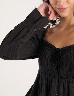 Blusa American Eagle manga larga para mujer