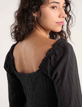 Blusa American Eagle manga larga para mujer