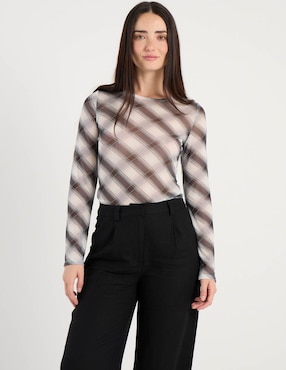 Blusa That's It manga larga para mujer