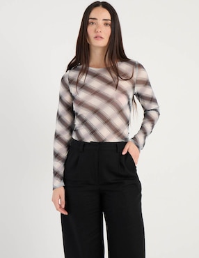 Blusa That's It manga larga para mujer