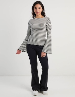 Blusa That's It manga larga para mujer