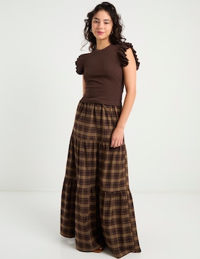 Falda maxi That's It a la cintura