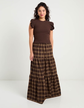 Falda maxi That's It a la cintura
