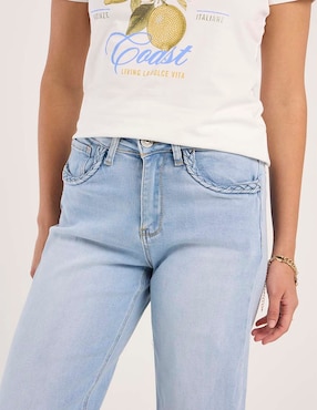 Jeans flare amplio Biography para mujer