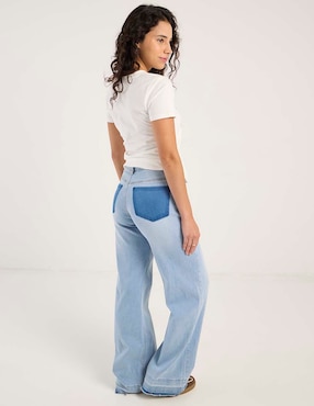 Jeans flare amplio Biography para mujer
