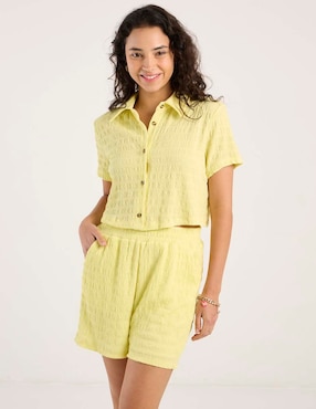 Blusa Biography manga corta para mujer