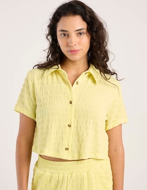 Blusa Biography manga corta para mujer