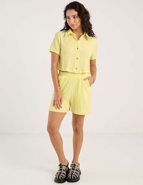 Blusa Biography manga corta para mujer