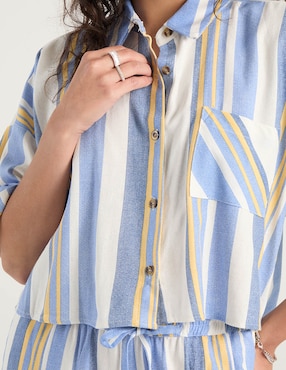 Blusa Biography manga corta para mujer