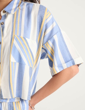 Blusa Biography manga corta para mujer