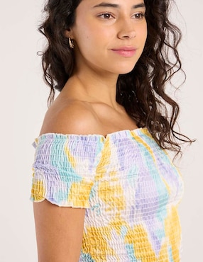 Blusa Biography manga corta para mujer