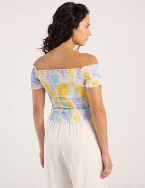 Blusa Biography manga corta para mujer