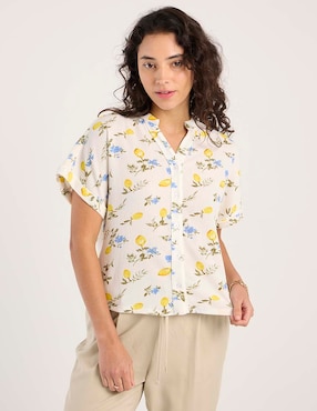 Blusa Biography manga corta para mujer