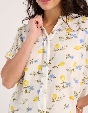 Blusa Biography manga corta para mujer