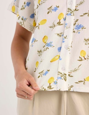 Blusa Biography manga corta para mujer
