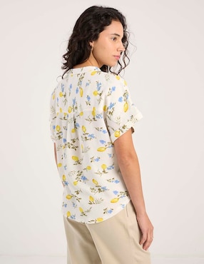 Blusa Biography manga corta para mujer