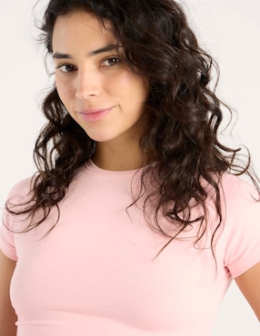 Playera manga corta Sexy Jeans cuello redondo para mujer
