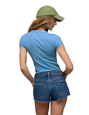 Playera manga corta American Eagle cuello redondo para mujer