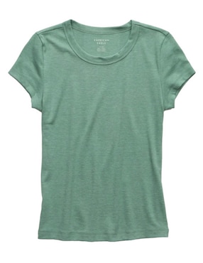 Playera manga corta American Eagle cuello redondo para mujer