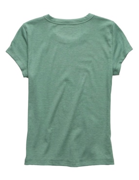 Playera manga corta American Eagle cuello redondo para mujer