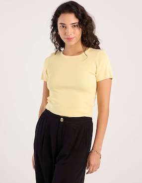 Blusa Biography manga corta para mujer