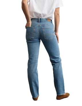 Jeans straight cintura American Eagle para mujer