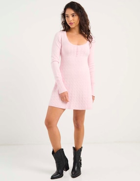 Vestido corto casual Hollister para mujer