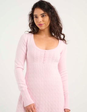 Vestido corto casual Hollister para mujer