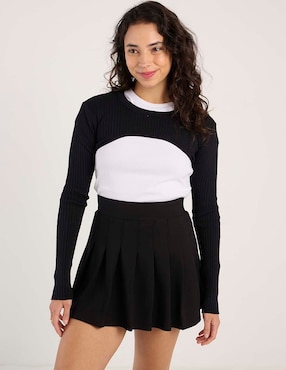 Blusa Coffee Bean manga larga para mujer