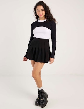 Blusa Coffee Bean manga larga para mujer