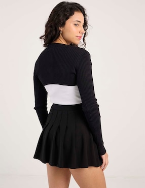 Blusa Coffee Bean manga larga para mujer