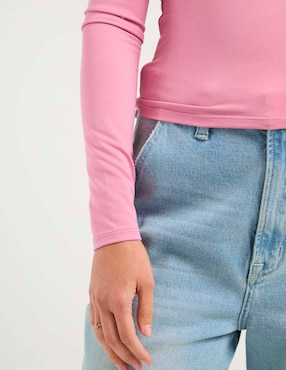 Playera manga larga Hollister para mujer