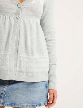 Suéter Hollister cuello v para mujer