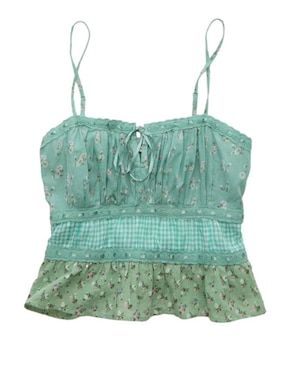Top American Eagle escote cuadrado tirante ajustable