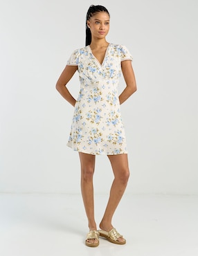 Vestido corto casual Coffee Bean Juniors para mujer