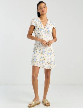 Vestido corto casual Coffee Bean Juniors para mujer