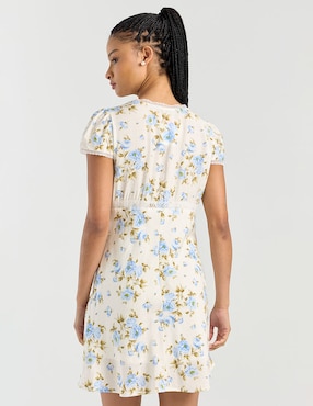 Vestido corto casual Coffee Bean Juniors para mujer