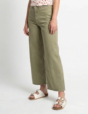 Jeans wide leg cintura media American Eagle para mujer