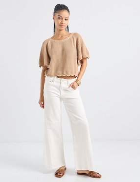 Jeans flare American Eagle a la cintura para mujer