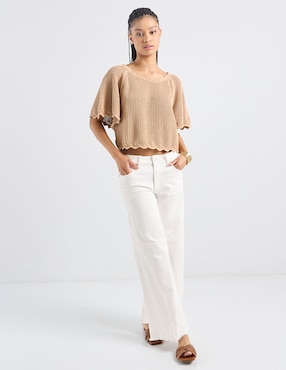 Jeans flare American Eagle a la cintura para mujer