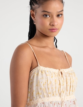Top American Eagle escote cuadrado tirante ajustable