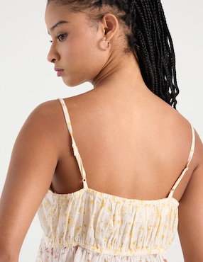 Top American Eagle escote cuadrado tirante ajustable