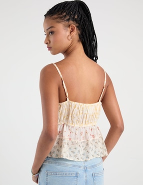 Top American Eagle escote cuadrado tirante ajustable