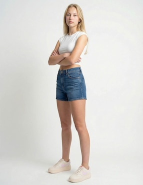 Short American Eagle de mezclilla para mujer