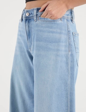 Jeans wide leg cintura media American Eagle para mujer
