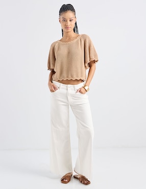 Suéter American Eagle cuello redondo para mujer